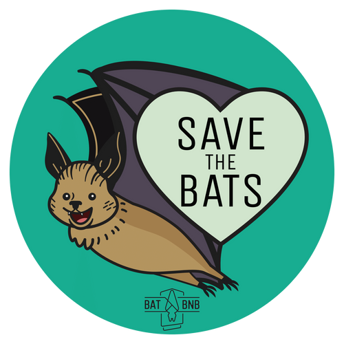 Save the Bats Sticker - BatBnB