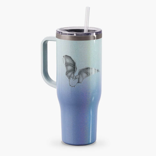 California Leaf-nosed Bat - 40oz Tumbler with Handle from BeCause Tees - BatBnB