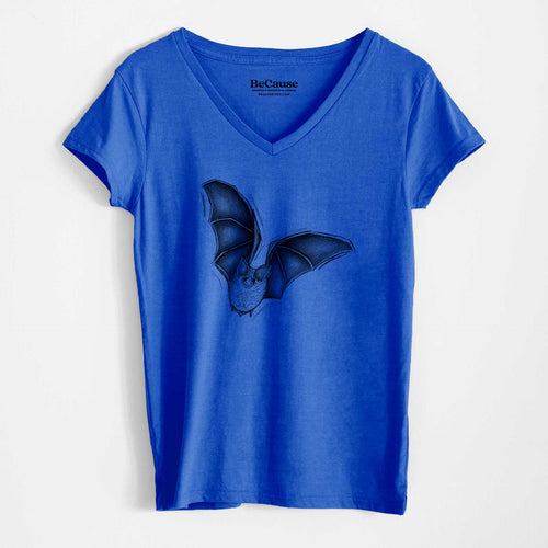 California Leaf-nosed Bat - Women's 100% Recycled V-neck - BatBnB