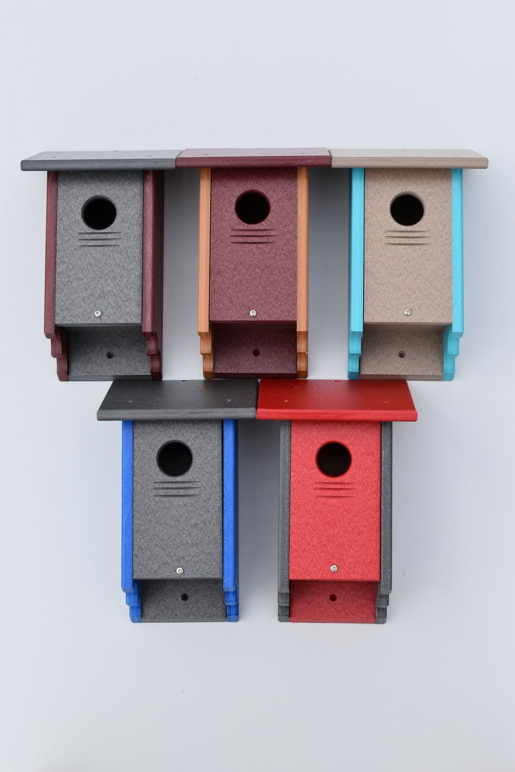 Poly lumber Blue Bird House for Bluebirds and Finches - BatBnB