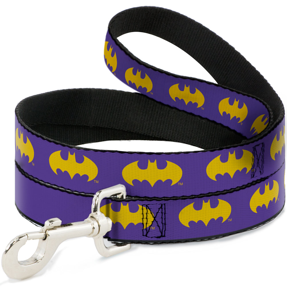 Dog Leash - Batman Signal Purple/Yellow - BatBnB