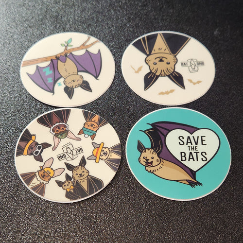 Bat Stickers, 4-pack - BatBnB